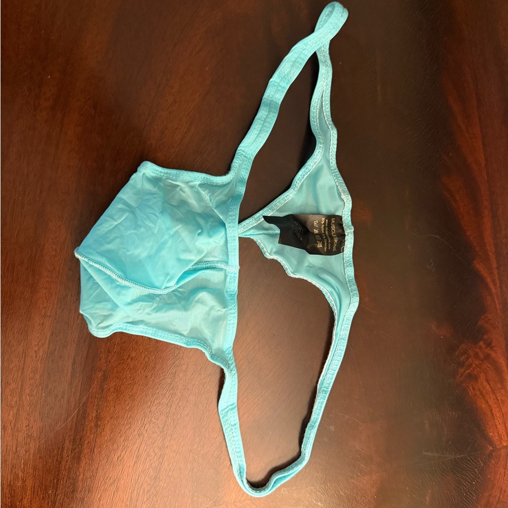 Men's Light Blue Thong